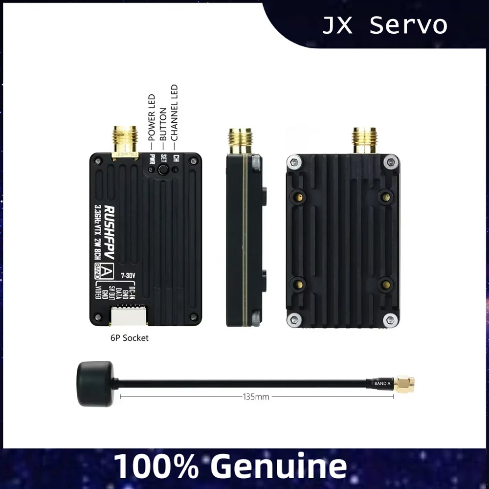 Foxeer Reaper Extreme 2.5W Vtx - RUSHFPV 2025 新しい 3.3GHz 2W VTX、SMA