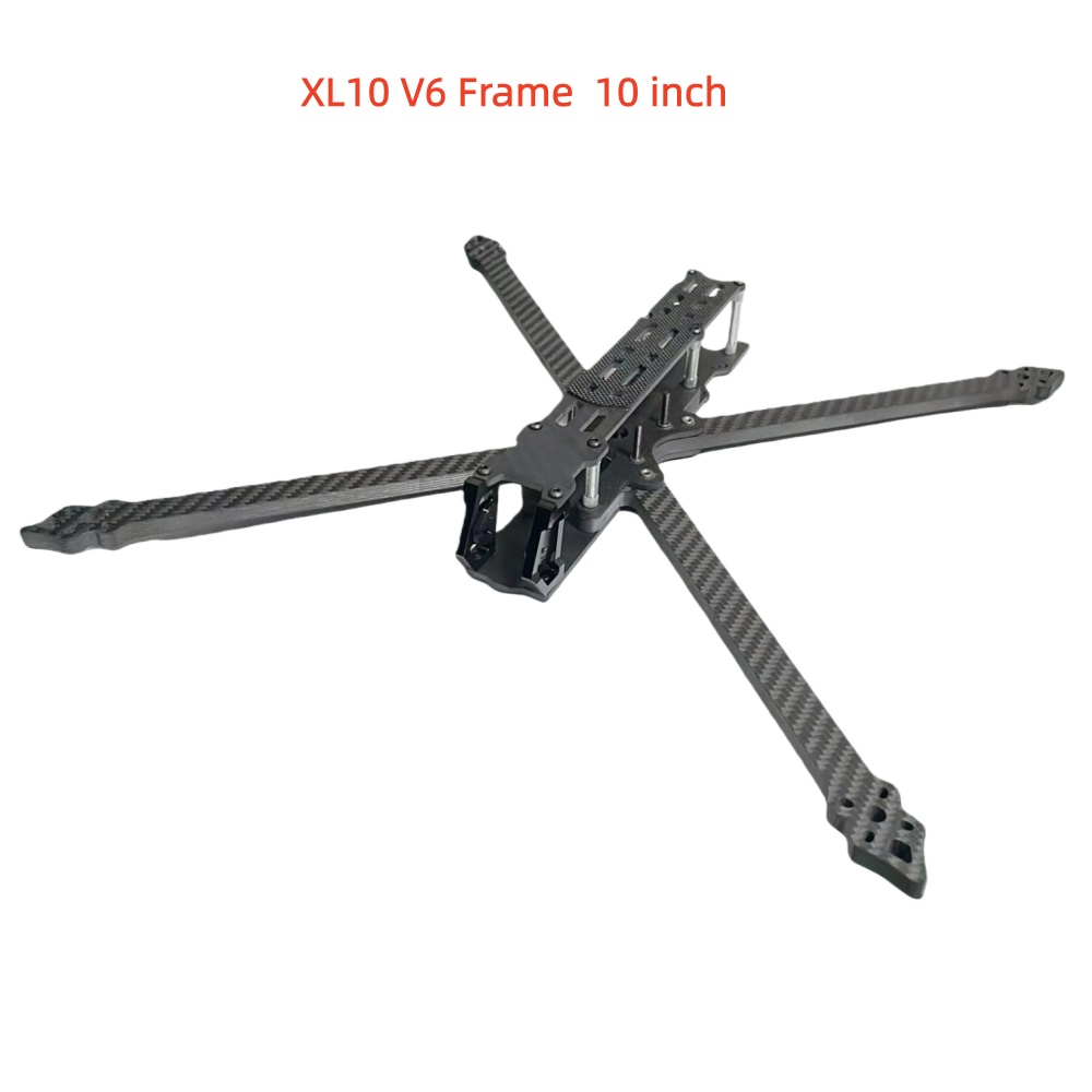 Geprc Rad Vtx 5.8G 2.5W - XL10 V6 420mm 10インチホイールベース 超長距離HD True-Xカーボンフレームキット（8mmアーム付き）DJI