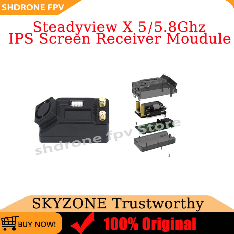 Skyzone Steadyview X Receiver Module - 新しい SKYZONE SteadyView X IPS スクリーン