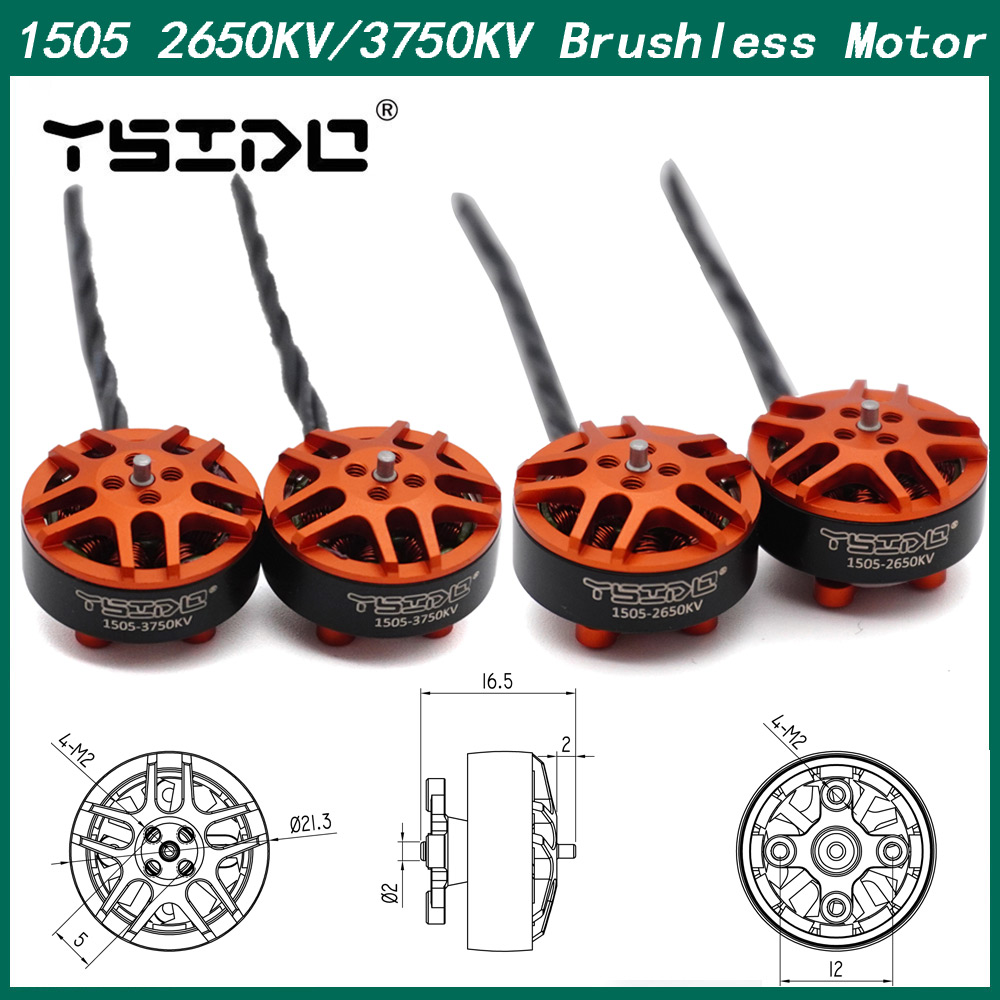 Walksnail Avatar Hd Goggles X - 4個入り YSIDO 1505 2650KV 3750KV 電動3-6Sブラシレスモーター