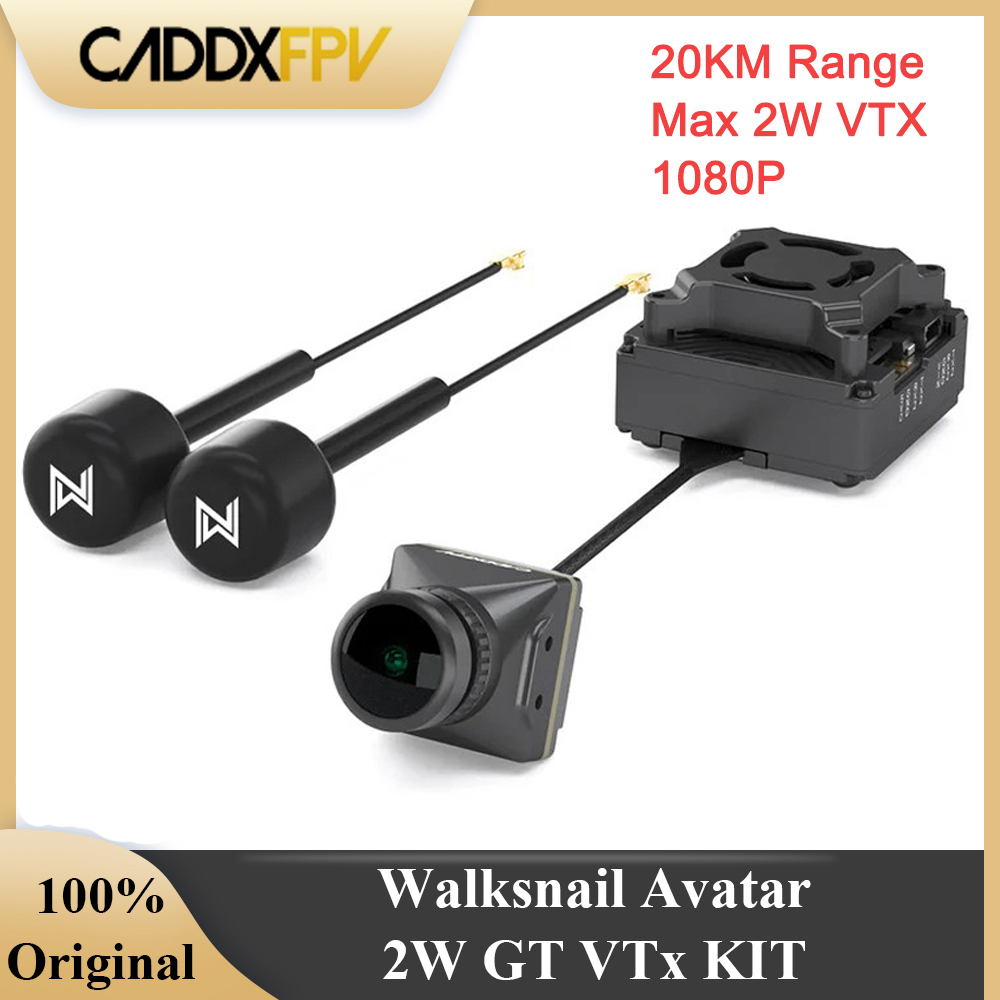 Walksnail-アバターhd proカメラ,fpv伝送カ - Walksnail Avatar Gt Kit 2W Vtx のレビューと価格